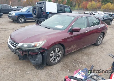 2013 Honda Accord Lx из США, поврежденный, VIN 1HGCR2F30DA048499